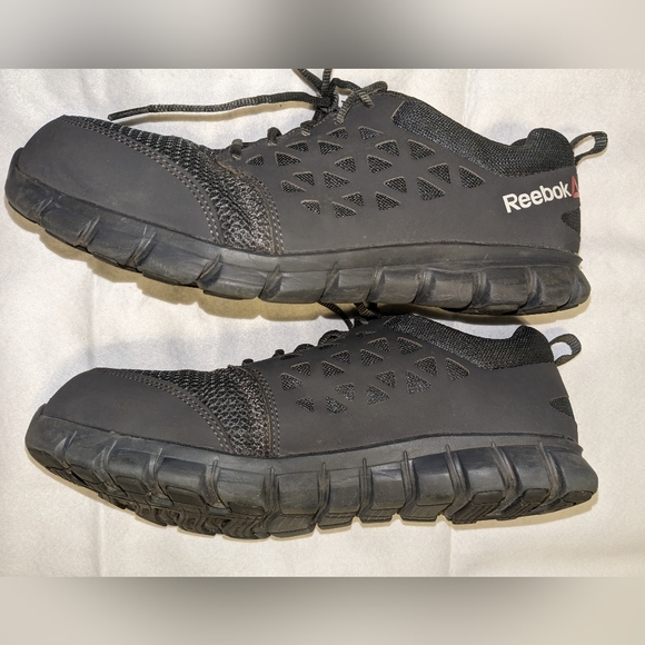 Reebok Men's Sublite Cushion Athletic Safety Shoes RB4038 size 11 Wide Work Shoe - Picture 7 of 8